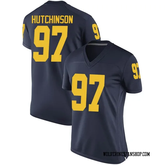 Aidan Hutchinson Michigan Wolverines Women's Replica Brand