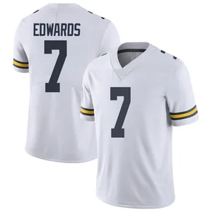 Donovan Edwards Michigan Wolverines Youth Limited Brand Jordan Football College Jersey - White