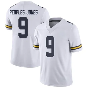 Donovan Peoples-Jones Michigan Wolverines Men's Limited Football College Jersey - White