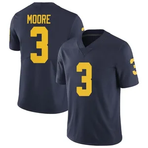 Fredrick Moore Michigan Wolverines Youth Limited Brand Jordan Football College Jersey - Navy