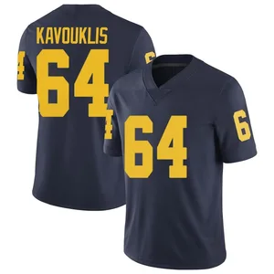 James Kavouklis Michigan Wolverines Youth Limited Brand Jordan Football College Jersey - Navy