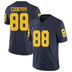 Lugard Edokpayi Michigan Wolverines Men's Limited Brand Jordan Football College Jersey - Navy