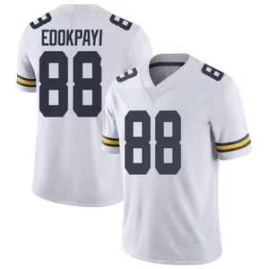 Lugard Edokpayi Michigan Wolverines Men's Limited Brand Jordan Football College Jersey - White