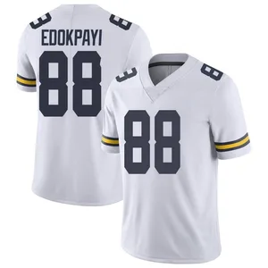 Lugard Edokpayi Michigan Wolverines Youth Limited Brand Jordan Football College Jersey - White