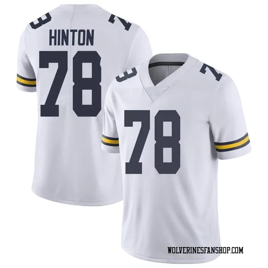 Myles Hinton Michigan Wolverines Youth Limited Brand Jordan Football College Jersey - White