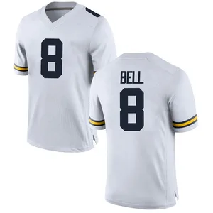 Ronnie Bell Michigan Wolverines Youth Replica Brand Jordan Football College Jersey - White