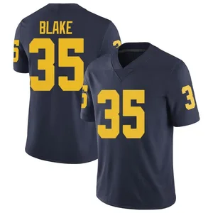 Stuart Blake Michigan Wolverines Men's Limited Football College Jersey - Navy