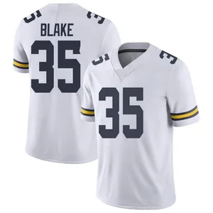 Stuart Blake Michigan Wolverines Men's Limited Football College Jersey - White